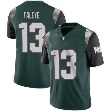 Men's Ademola Faleye Michigan State Spartans Nike Limited Green Football Jersey