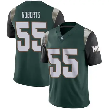 Men's Ben Roberts Michigan State Spartans Nike Limited Green Football Jersey