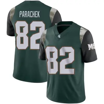 Men's Brennan Parachek Michigan State Spartans Nike Limited Green Football Jersey