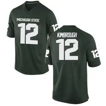 Men's Chester Kimbrough Michigan State Spartans Nike Game Green Football College Jersey