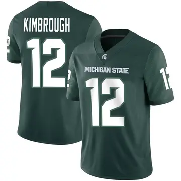 Men's Chester Kimbrough Michigan State Spartans Nike Game Green Football Jersey