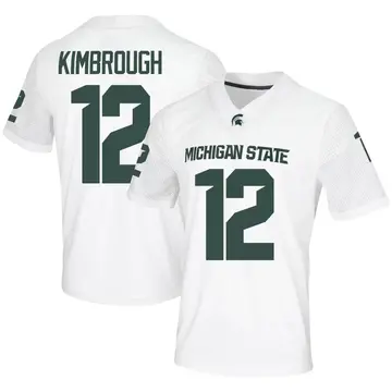 Men's Chester Kimbrough Michigan State Spartans Nike Game White Football Jersey