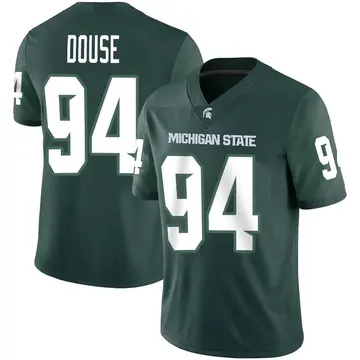 Men's D'Quan Douse Michigan State Spartans Nike Game Green Football Jersey