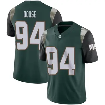 Men's D'Quan Douse Michigan State Spartans Nike Limited Green Football Jersey