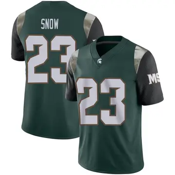 Men's Darius Snow Michigan State Spartans Nike Limited Green Football Jersey