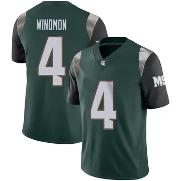 Men's Jacoby Windmon Michigan State Spartans Nike Limited Green Football Jersey