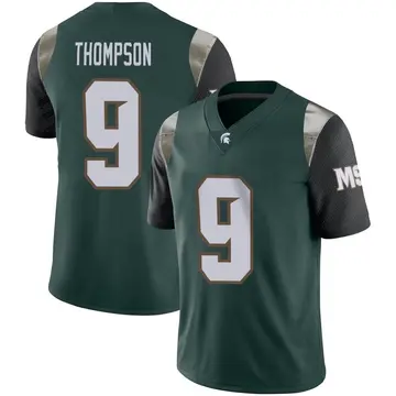 Men's Jalen Thompson Michigan State Spartans Nike Limited Green Football Jersey