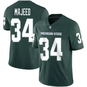 Men's Khalil Majeed Michigan State Spartans Nike Game Green Football Jersey