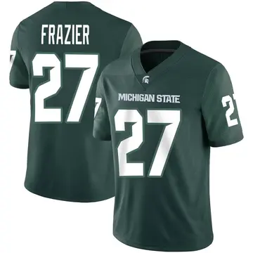 Men's Makhi Frazier Michigan State Spartans Nike Game Green Football Jersey