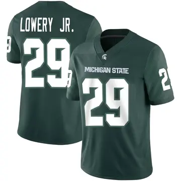 Men's Marqui Lowery Jr. Michigan State Spartans Nike Game Green Football Jersey