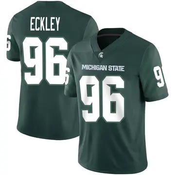 Men's Ryan Eckley Michigan State Spartans Nike Game Green Football Jersey