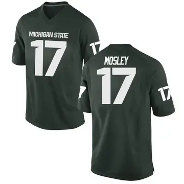 Men's Tre Mosley Michigan State Spartans Nike Game Green Football College Jersey