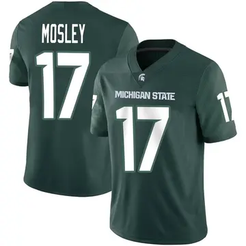 Men's Tre Mosley Michigan State Spartans Nike Game Green Football Jersey