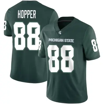 Men's Tyneil Hopper Michigan State Spartans Nike Game Green Football Jersey