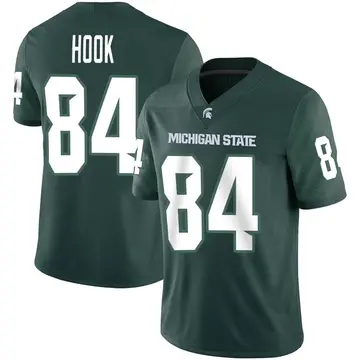 Men's Wyatt Hook Michigan State Spartans Nike Game Green Football Jersey