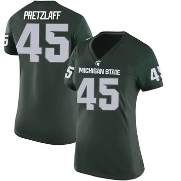 Women's Brady Pretzlaff Michigan State Spartans Nike Game Green Football College Jersey