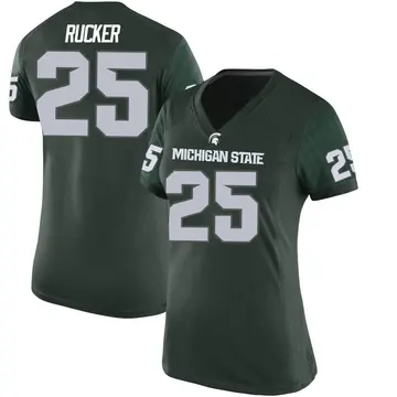 Women's Chance Rucker Michigan State Spartans Nike Game Green Football College Jersey