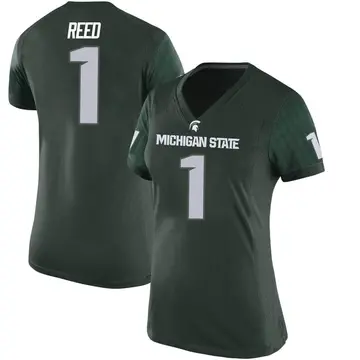 Women's Jayden Reed Michigan State Spartans Nike Game Green Football College Jersey