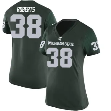 Women's Terry Roberts Michigan State Spartans Nike Replica Green Football College Jersey