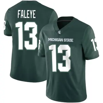 Youth Ademola Faleye Michigan State Spartans Nike Game Green Football Jersey