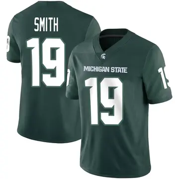 Youth Armorion Smith Michigan State Spartans Nike Game Green Football Jersey