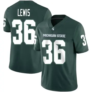 Youth Brandon Lewis Michigan State Spartans Nike Game Green Football Jersey