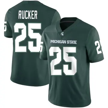 Youth Chance Rucker Michigan State Spartans Nike Game Green Football Jersey