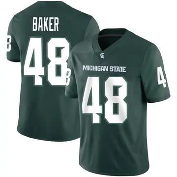 Youth Charlie Baker Michigan State Spartans Nike Game Green Football Jersey