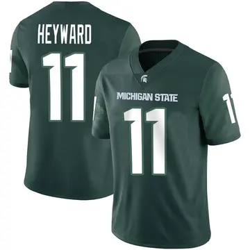 Youth Connor Heyward Michigan State Spartans Nike Game Green Football Jersey