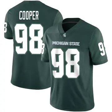 Youth Demetrius Cooper Michigan State Spartans Nike Game Green Football Jersey