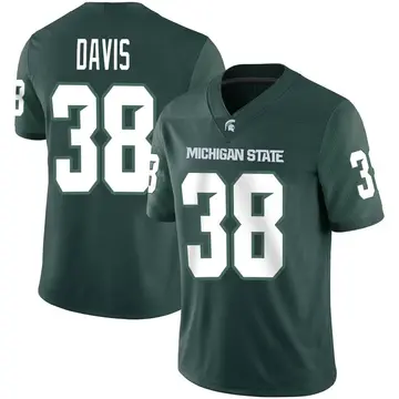 Youth Dorian Davis Michigan State Spartans Nike Game Green Football Jersey