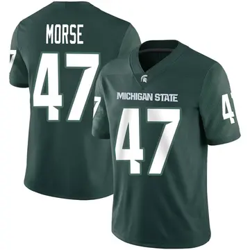 Youth Jackson Morse Michigan State Spartans Nike Game Green Football Jersey