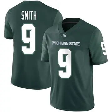 Youth Jaelen Smith Michigan State Spartans Nike Game Green Football Jersey