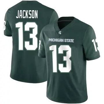 Youth Jarrett Jackson Michigan State Spartans Nike Game Green Football Jersey