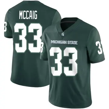 Youth Jaxon McCaig Michigan State Spartans Nike Game Green Football Jersey