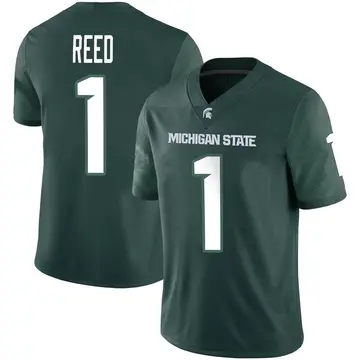 Youth Jayden Reed Michigan State Spartans Nike Game Green Football Jersey