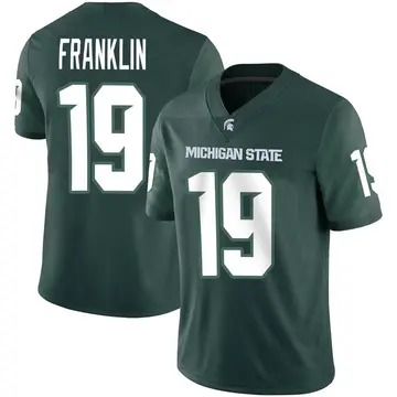 Youth Jaylan Franklin Michigan State Spartans Nike Game Green Football Jersey