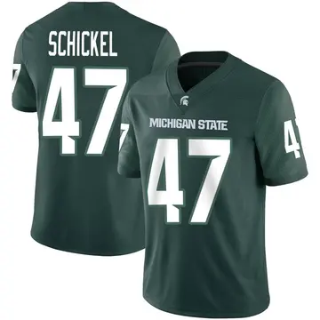 Youth Kaden Schickel Michigan State Spartans Nike Game Green Football Jersey