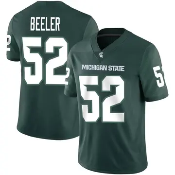 Youth Mikeshun Beeler Michigan State Spartans Nike Game Green Football Jersey