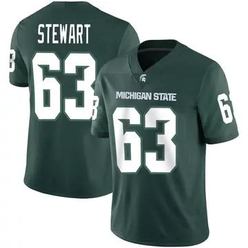 Youth Payton Stewart Michigan State Spartans Nike Game Green Football Jersey