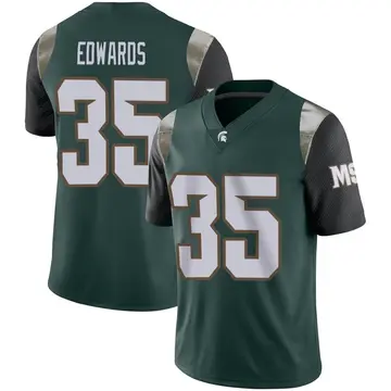 Youth Sam Edwards Michigan State Spartans Nike Limited Green Football Jersey